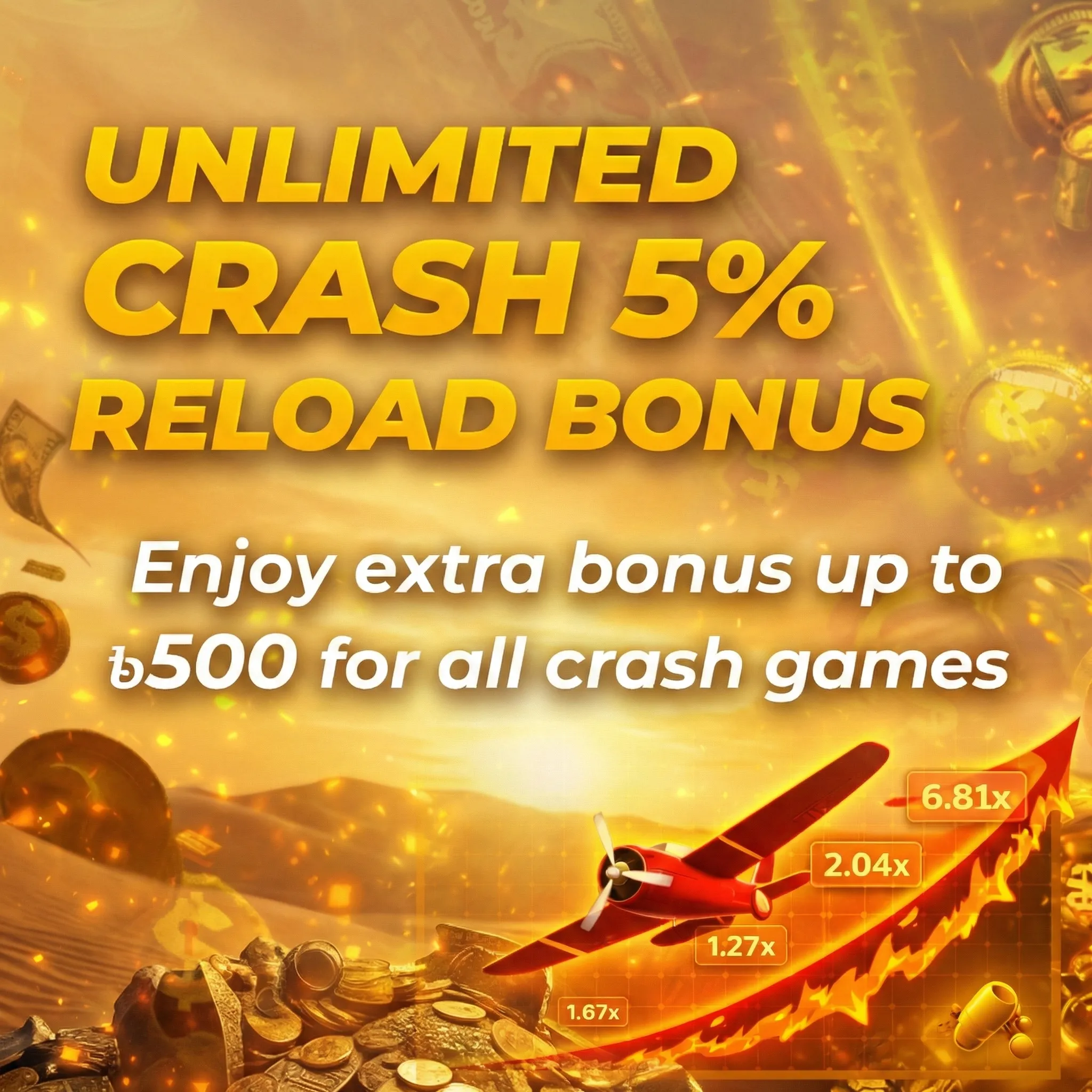 unlimited crash bonus